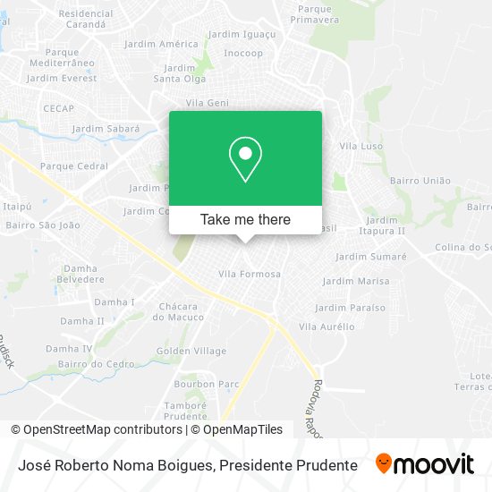 José Roberto Noma Boigues map