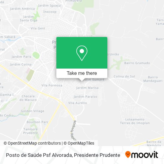 Posto de Saúde Psf Alvorada map