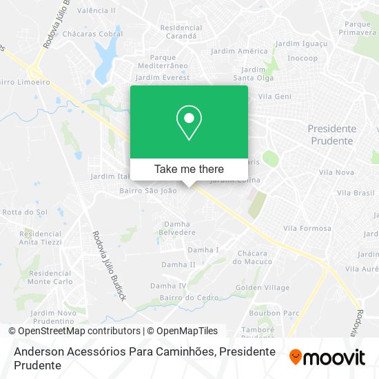Anderson Acessórios Para Caminhões map