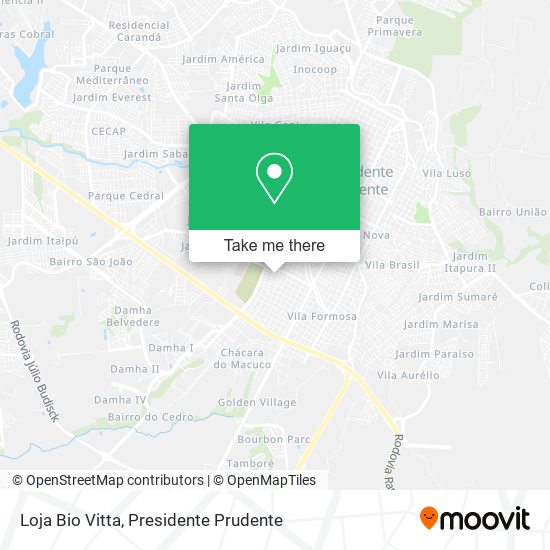 Loja Bio Vitta map