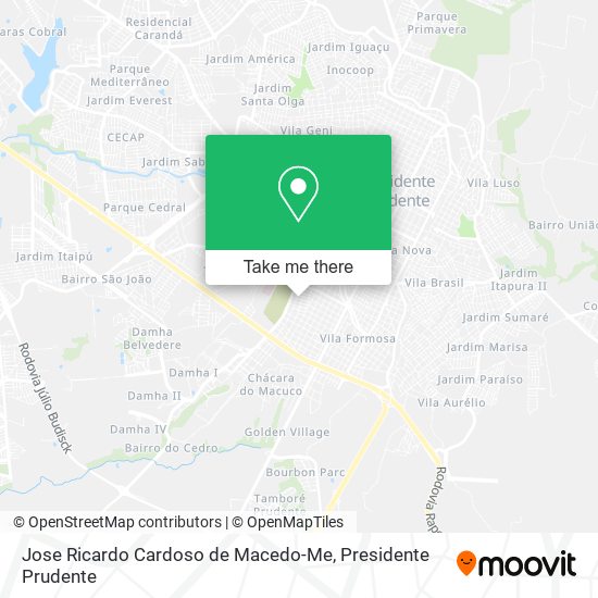 Jose Ricardo Cardoso de Macedo-Me map