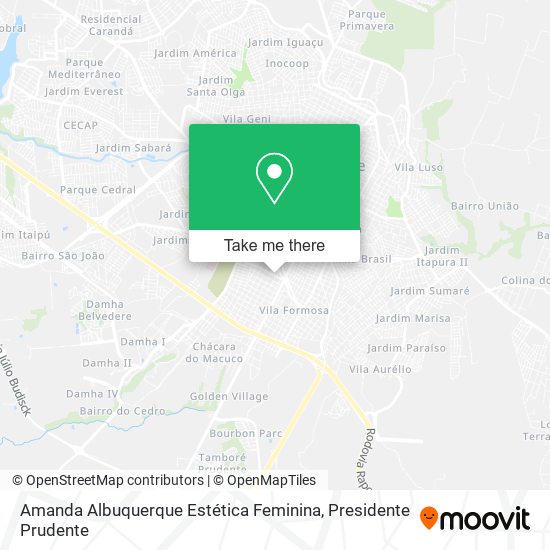 Amanda Albuquerque Estética Feminina map