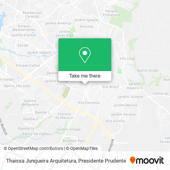 Thaissa Junqueira Arquitetura map