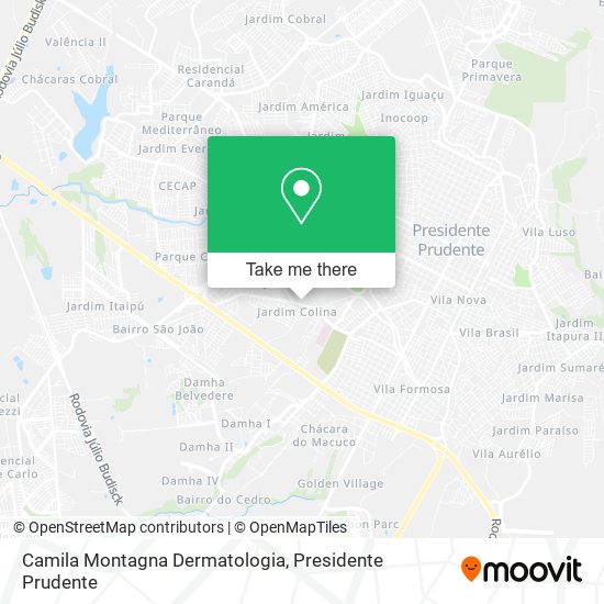 Camila Montagna Dermatologia map