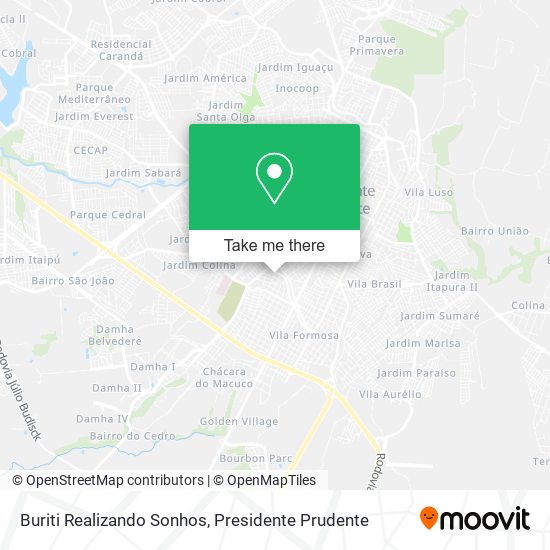Buriti Realizando Sonhos map