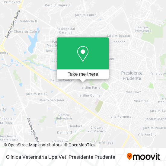 Clínica Veterinária Upa Vet map