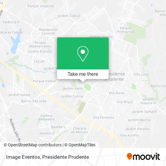 Image Eventos map