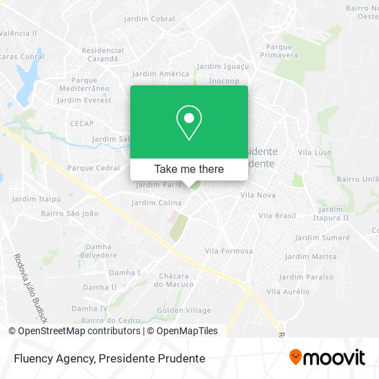 Fluency Agency map