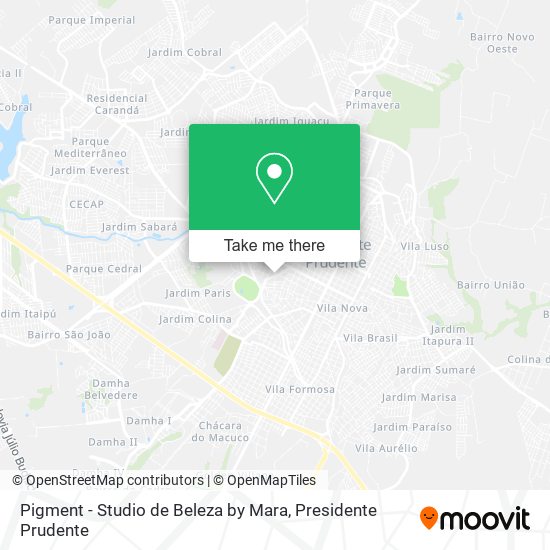Pigment - Studio de Beleza by Mara map
