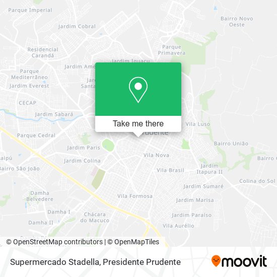 Supermercado Stadella map