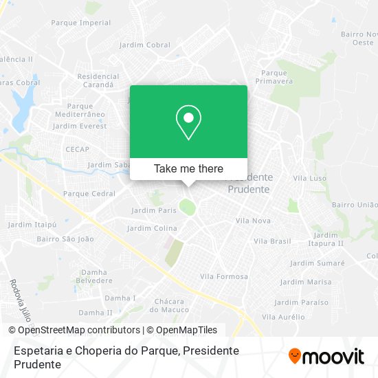 Espetaria e Choperia do Parque map