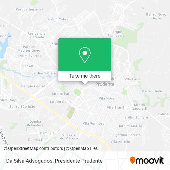 Da Silva Advogados map