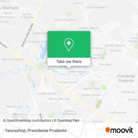 Yanoxshop map
