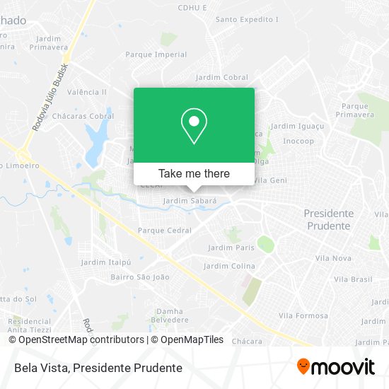 Bela Vista map
