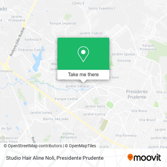 Studio Hair Aline Noli map