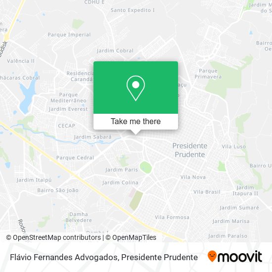 Flávio Fernandes Advogados map