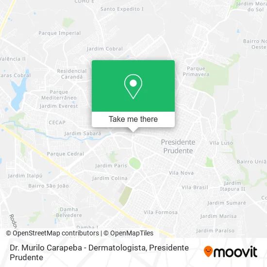 Dr. Murilo Carapeba - Dermatologista map