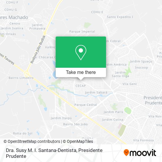 Dra. Susy M. I. Santana-Dentista map