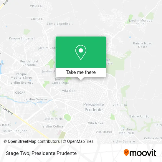 Stage Two map