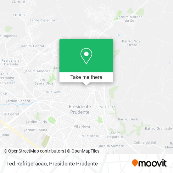 Ted Refrigeracao map