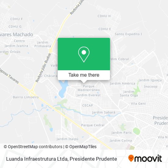 Luanda Infraestrutura Ltda map