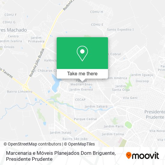 Marcenaria e Móveis Planejados Dom Briguente map