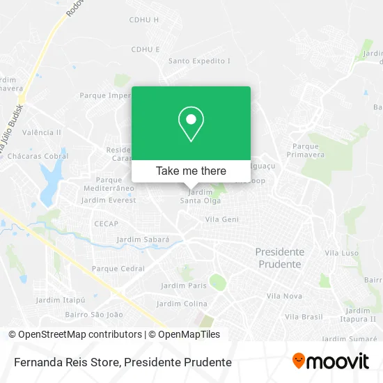 Fernanda Reis Store map