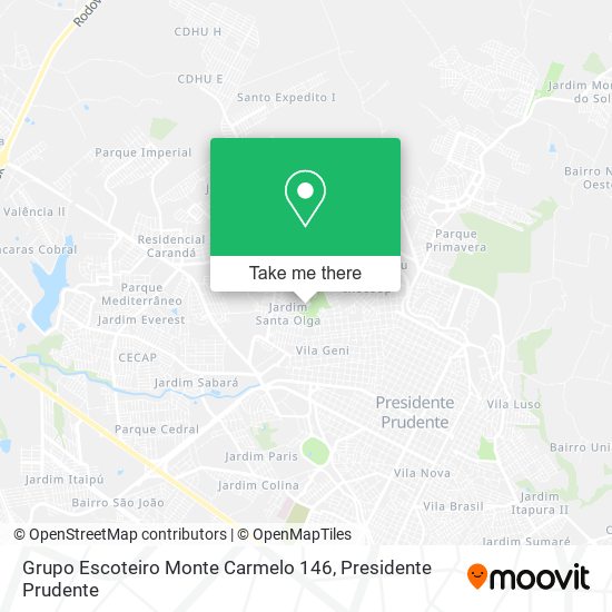 Grupo Escoteiro Monte Carmelo 146 map