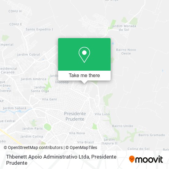 Thbenett Apoio Administrativo Ltda map
