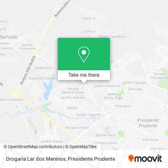 Drogaria Lar dos Meninos map