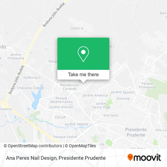 Ana Peres Nail Design map