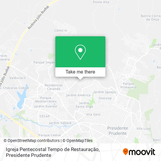 Igreja Pentecostal Tempo de Restauração map