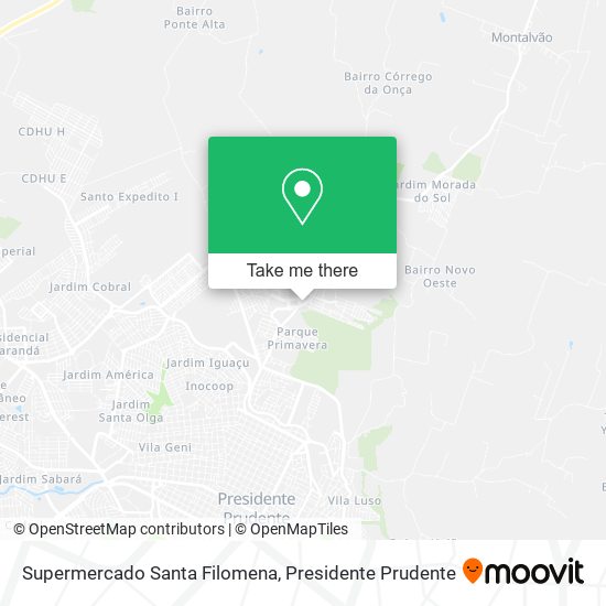 Supermercado Santa Filomena map