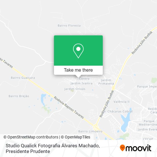 Studio Qualick Fotografia Álvares Machado map