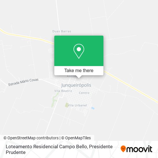 Mapa Loteamento Residencial Campo Bello