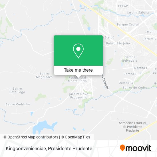 Kingconvenienciae map