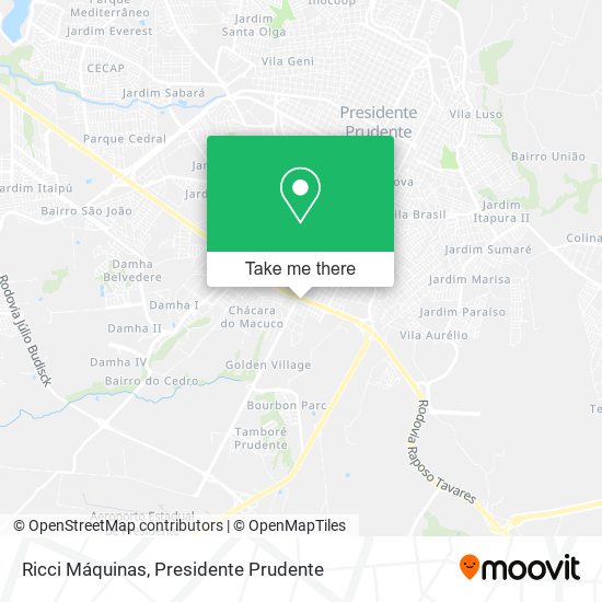 Ricci Máquinas map