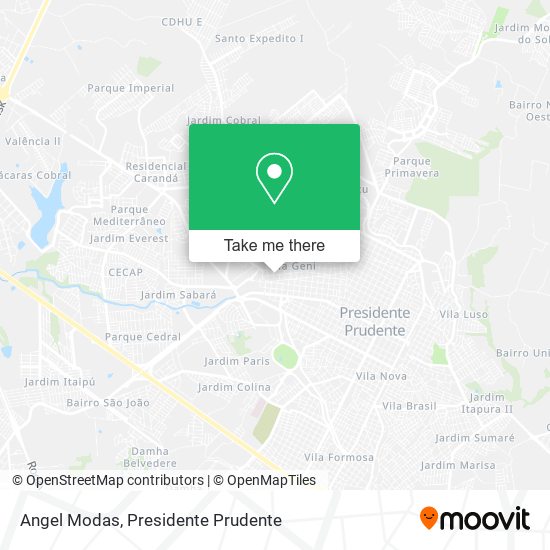 Angel Modas map