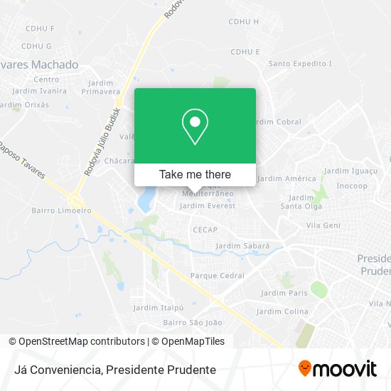 Já Conveniencia map