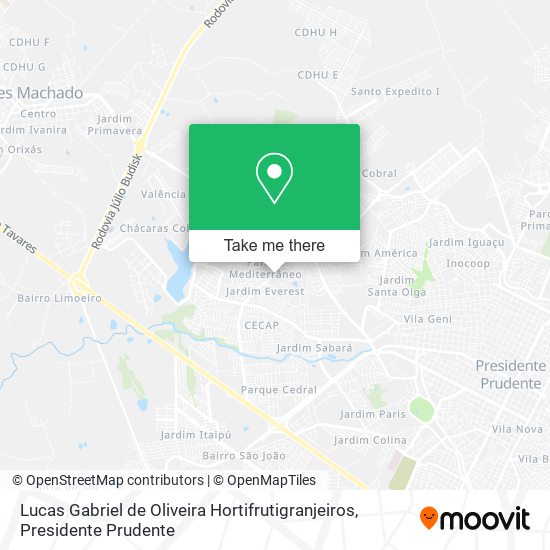 Lucas Gabriel de Oliveira Hortifrutigranjeiros map