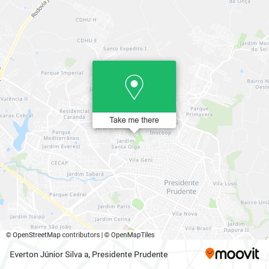 Everton Júnior Silva a map