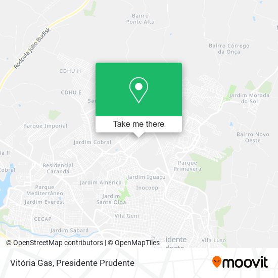 Vitória Gas map