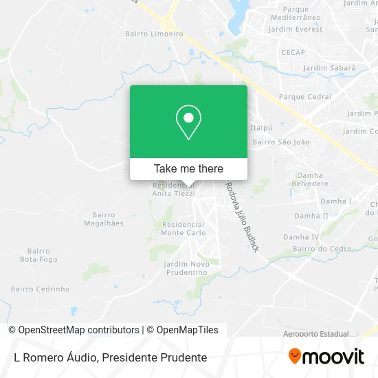 L Romero Áudio map
