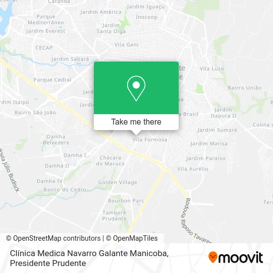 Clínica Medica Navarro Galante Manicoba map