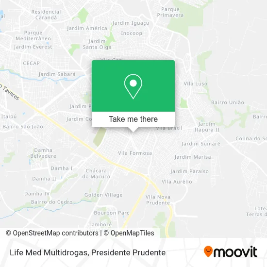 Life Med Multidrogas map