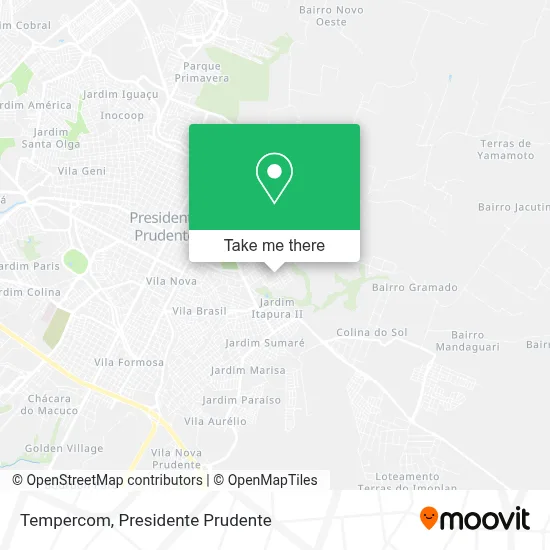 Tempercom map