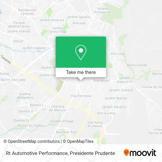 Rt Automotive Performance map