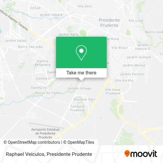 Raphael Veiculos map