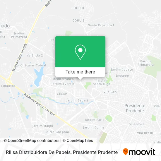 Rilisa Distribuidora De Papeis map