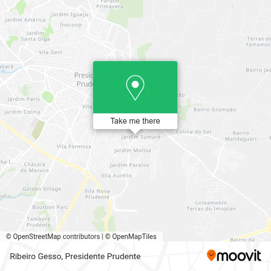 Ribeiro Gesso map